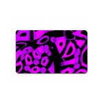 Purple design Magnet (Name Card)