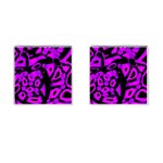 Purple design Cufflinks (Square)