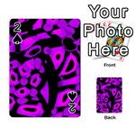 Purple design Playing Cards 54 Designs 