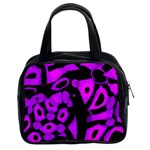 Purple design Classic Handbags (2 Sides)