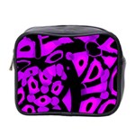 Purple design Mini Toiletries Bag 2-Side