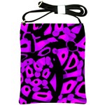 Purple design Shoulder Sling Bags