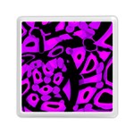 Purple design Memory Card Reader (Square) 