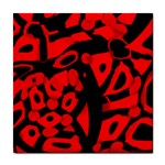 Red design Tile Coasters