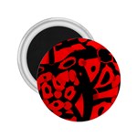 Red design 2.25  Magnets