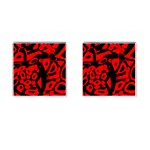 Red design Cufflinks (Square)