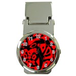 Red design Money Clip Watches