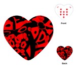 Red design Playing Cards (Heart) 