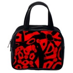 Red design Classic Handbags (One Side)