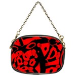 Red design Chain Purses (One Side) 