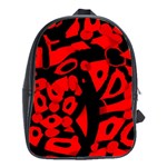 Red design School Bags(Large) 
