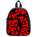 Red design School Bags (Small) 