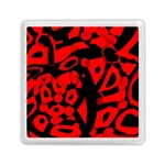 Red design Memory Card Reader (Square) 