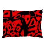 Red design Pillow Case (Two Sides)