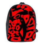 Red design School Bags (XL) 