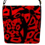 Red design Flap Messenger Bag (S)