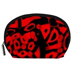 Red design Accessory Pouches (Large) 