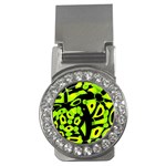 Green neon abstraction Money Clips (CZ) 
