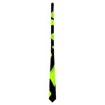 Green neon abstraction Neckties (One Side) 