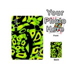 Green neon abstraction Playing Cards 54 (Mini) 