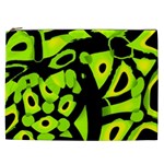 Green neon abstraction Cosmetic Bag (XXL) 