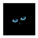 Halloween - black cat - blue eyes Face Towel