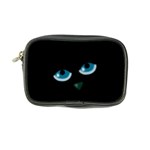 Halloween - black cat - blue eyes Coin Purse