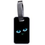 Halloween - black cat - blue eyes Luggage Tags (Two Sides)