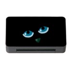 Halloween - black cat - blue eyes Memory Card Reader with CF
