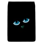 Halloween - black cat - blue eyes Flap Covers (L) 