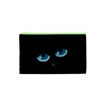 Halloween - black cat - blue eyes Cosmetic Bag (XS)