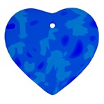 Simple blue Ornament (Heart) 