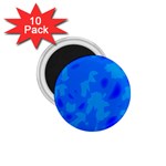 Simple blue 1.75  Magnets (10 pack) 