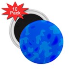 Simple blue 2.25  Magnets (10 pack) 