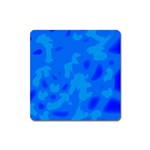 Simple blue Square Magnet