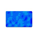 Simple blue Magnet (Name Card)