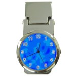 Simple blue Money Clip Watches