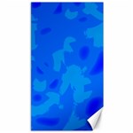 Simple blue Canvas 40  x 72  