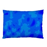 Simple blue Pillow Case
