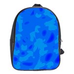 Simple blue School Bags(Large) 