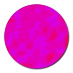 Simple pink Round Mousepads
