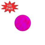Simple pink 1  Mini Magnets (100 pack) 