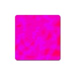 Simple pink Square Magnet