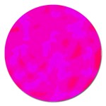 Simple pink Magnet 5  (Round)