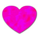 Simple pink Heart Mousepads