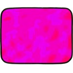 Simple pink Fleece Blanket (Mini)
