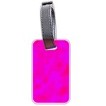 Simple pink Luggage Tags (Two Sides)