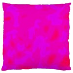 Simple pink Large Cushion Case (One Side)