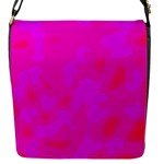 Simple pink Flap Messenger Bag (S)