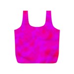 Simple pink Full Print Recycle Bags (S) 